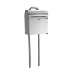 Postkasse HVID - brevindkast i aluminium : ALLUX KS200H